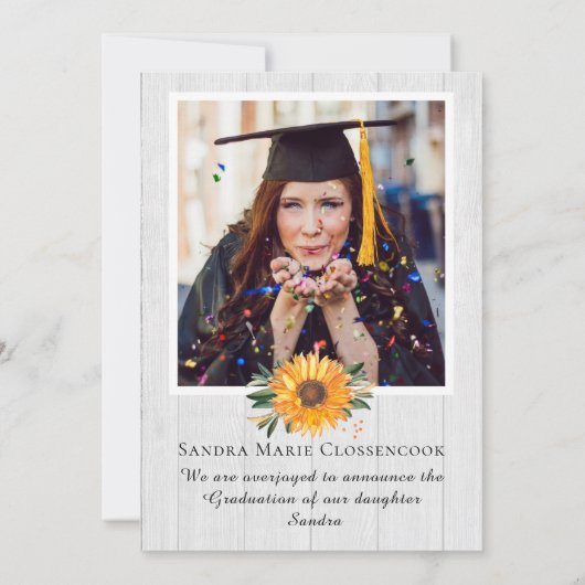 Forfaitaire aankondigingskaart aankondiging (Achterkant)