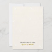 Forfaitaire aankondigingskaart aankondiging (Achterkant)