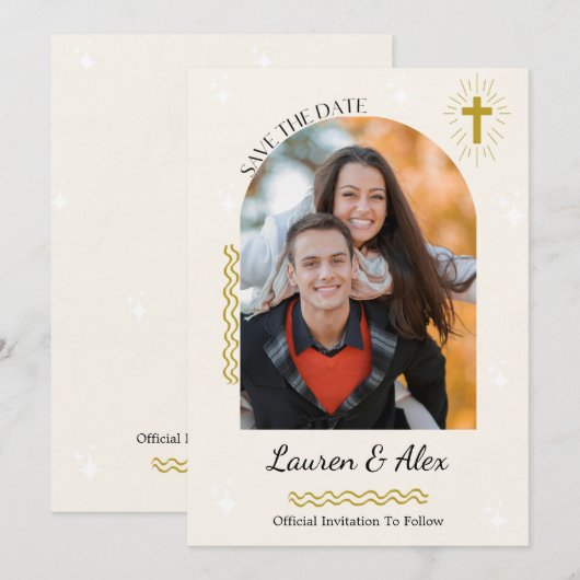 Forfaitaire aankondigingskaart aankondiging (Voorkant / Achterkant)