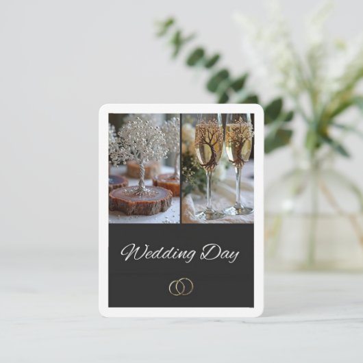 Forfaitaire aankondigingskaart aankondiging (Staand voorkant)