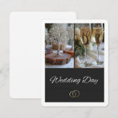 Forfaitaire aankondigingskaart aankondiging (Voorkant / Achterkant)