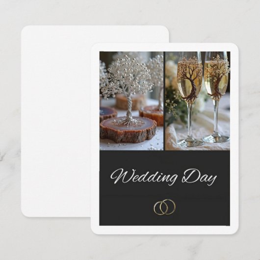 Forfaitaire aankondigingskaart aankondiging (Voorkant / Achterkant)