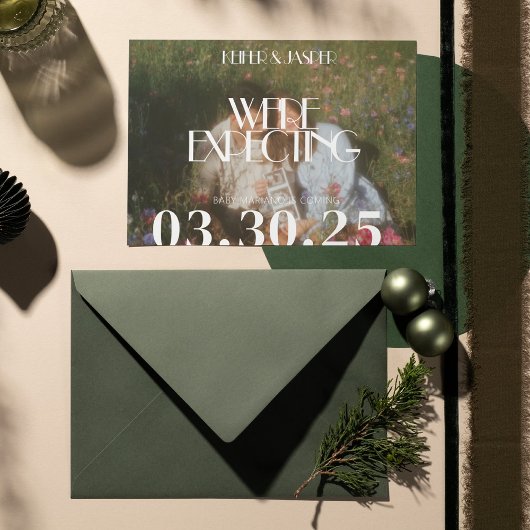 Forfaitaire aankondigingskaart aankondiging