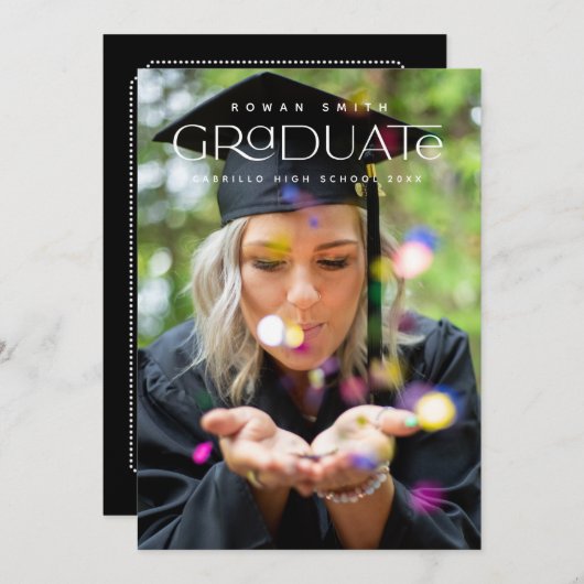 Forfaitaire aankondigingskaart aankondiging (Voorkant / Achterkant)