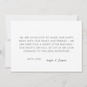 Forfaitaire aankondigingskaart aankondiging (Achterkant)