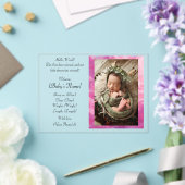 Forfaitaire aankondigingskaart acryl uitnodigingen (Insitu (Huwelijk))