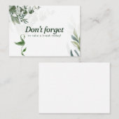 Forfaitaire briefkaart (Voorkant / Achterkant)