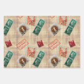 Forfaitaire papierlade na het oversteken van de bu inpakpapier vel (Voorkant)