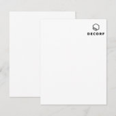 Forfaitaire uitnodiging, formaat: 10,8 x 14 cm kaart (Voorkant / Achterkant)