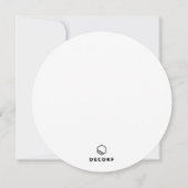 Forfaitaire uitnodiging, formaat: 5,25 x 5,25 inch kaart (Achterkant)