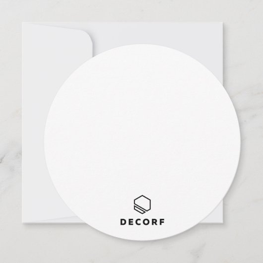 Forfaitaire uitnodiging, formaat: 5,25 x 5,25 inch kaart (Voorkant)