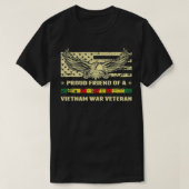 Forfaitaire vriend van een militair veteraan uit V T-shirt (Design voorkant)