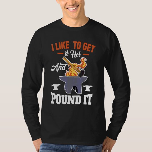 Forge Motif voor Blacksmiths 15 T-shirt (Voorkant)