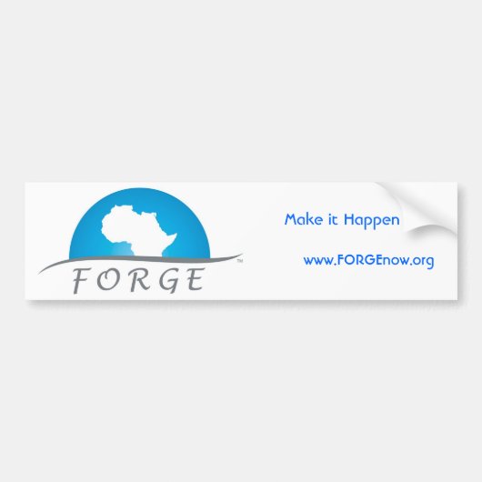 FORGE Standard-Bumpersticker Bumpersticker (Voorkant)
