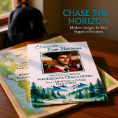 Forge Your Own Path Adventure Grad Party Kaart