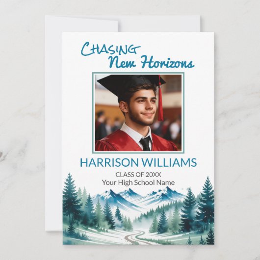 Forge Your Own Path Grad Party Aankondiging (Voorkant)