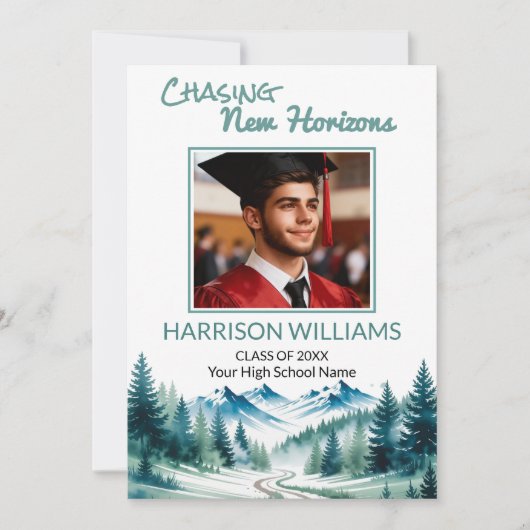 Forge Your Own Path Grad Party Aankondiging (Voorkant)