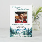 Forge Your Own Path Grad Party Aankondiging (Staand voorkant)