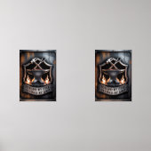 Forged by Fire – Blacksmith Emblem Muurkunst Sets (Voorkant)