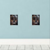 Forged by Fire – Blacksmith Emblem Muurkunst Sets (Houten vloer)