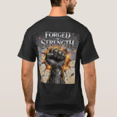 Forged in Strength Motivation Shirt – Break Limits (Achterkant)