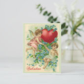 Forget me knot Valentine Feestdagenkaart (Staand voorkant)