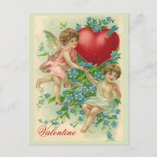 Forget me knot Valentine Feestdagenkaart (Voorkant)