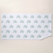 Forget Me Not Bloemen Preppy Studentenhuis of Hous Strandlaken (Voorkant)