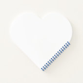 Forget me not Custom Watercolor Garden Flower Notitieboek (Achterkant)