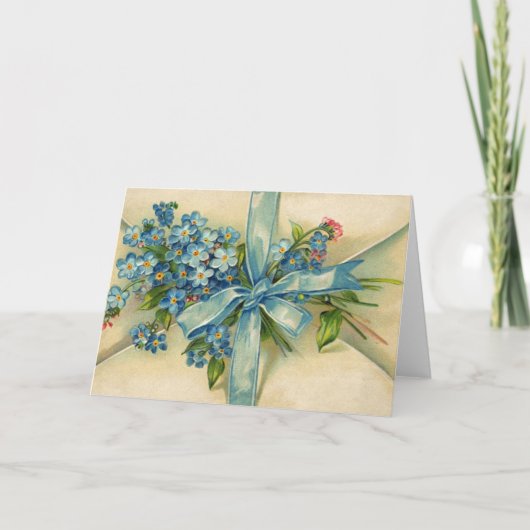  Forget-Me-Not Envelope Wenskaart Kaart (Voorkant)