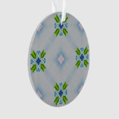 Forget-Me-Not Floral Acrylic Ornament (voorkant)