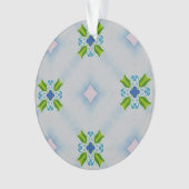 Forget-Me-Not Floral Acrylic Ornament (voorkant)