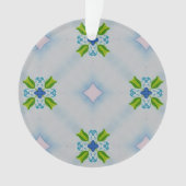 Forget-Me-Not Floral Acrylic Ornament (voorkant)