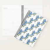 Forget Me Not Flower Planner - wit patroon (Display)