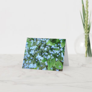 *Forget-Me-Not* Lege Notecards Kaart