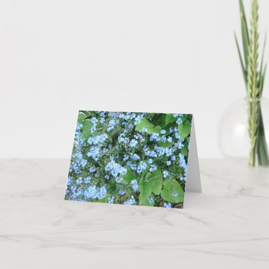 *Forget-Me-Not* Lege Notecards Kaart (Voorkant)
