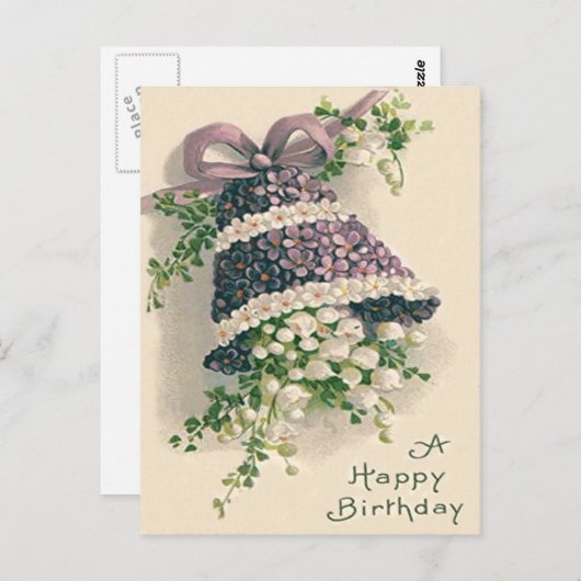 Forget-Me-Not Lily van de Valley Bell Briefkaart (Voorkant / Achterkant)