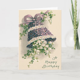 Forget-Me-Not Lily van de Valley Bell Kaart