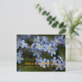 Forget-Me-Not · Sla het Date Briefkaart op (Staand voorkant)