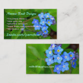 Forget-Me-Not Visitekaartje (Voorkant / Achterkant)