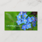 Forget-Me-Not Visitekaartje (Achterkant)
