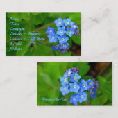 Forget-Me-Not Visitekaartje (Voorkant / Achterkant)
