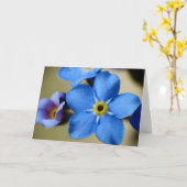 Forget-Me-Nots 11 Moederdag Kaart (Gele Bloem)