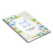 Forget-Me-Nots and Daisies Baby Shower Guest Book Notitieboek (Rechterzijde)