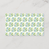 Forget-Me-Nots and Daisies Wedding Registry Informatiekaartje (Achterkant)