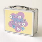 Forget-Me-Nots and Message on Vibrant Floral Motif (Achterkant)