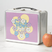 Forget-Me-Nots and Message on Vibrant Floral Motif (In situ)