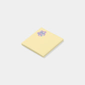 Forget-Me-Nots and Message on Vibrant Floral Motif Post-it® Notes (Schuin)