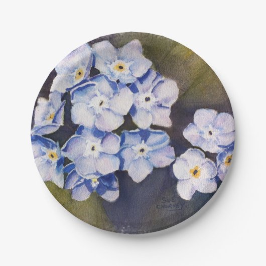 FORGET-ME-NOTS BLOEMPAPIER BORD (Voorkant)