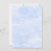  Forget Me Nots Floral Wedding Kaart (Achterkant)